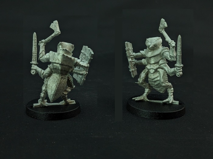 Apsis Insectoid Lefty with Sword & Axe