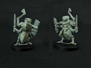 Apsis Insectoid Lefty with Sword & Axe