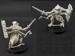 Apsis Insectoid with Sword & Axe