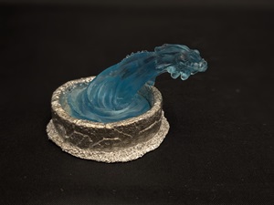 Water Weird in Well w/Blue Resin Water Weird