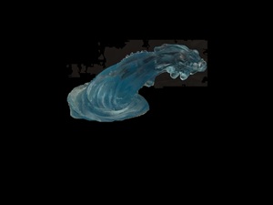 Water Weird, Blue Resin no well