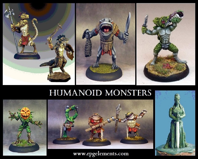 Humanoid Monsters Miniatures